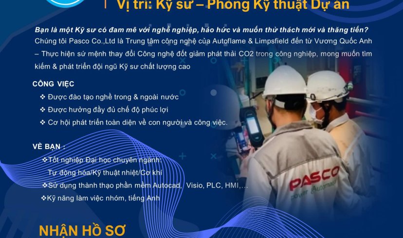 KỸ SƯ TỰ ĐỘNG HÓA/KỸ THUẬT NHIỆT/CƠ KHÍ